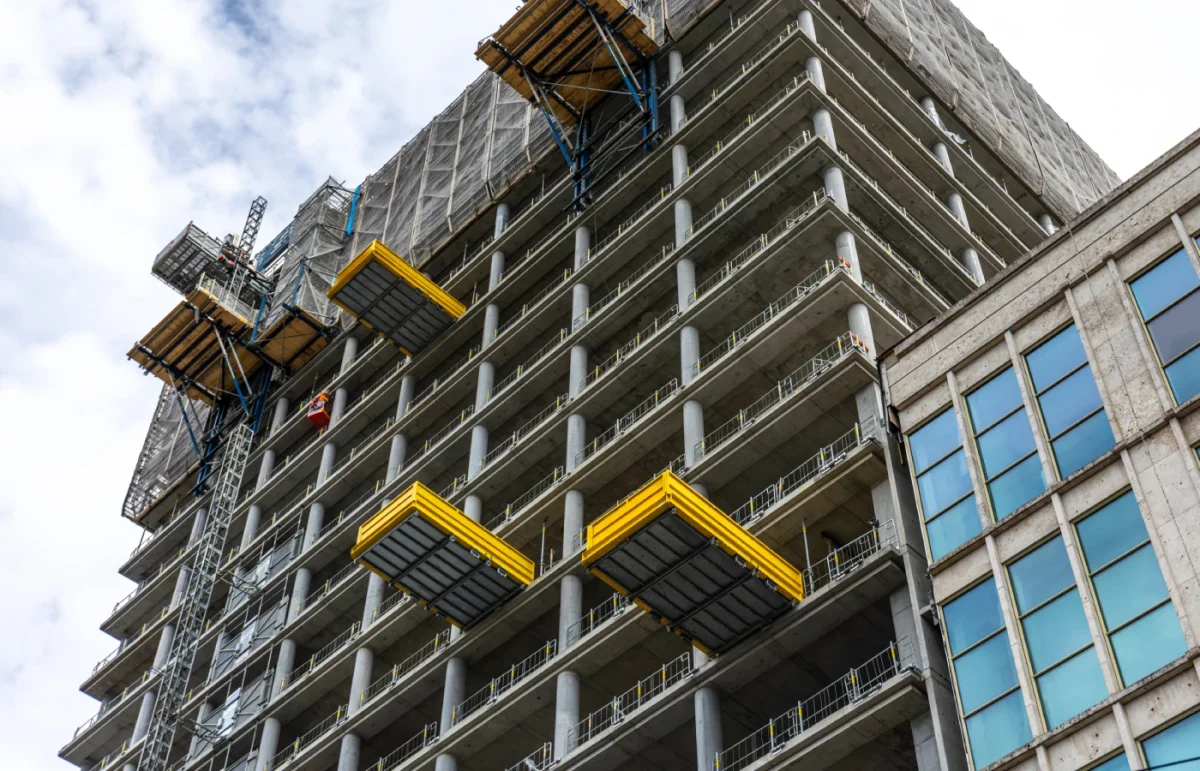 modern building under construction